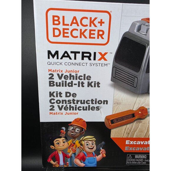 Black & Decker 39-Pcs STEM 2-Vehicle Build-It Kit, Educational Toy - Picture 2 of 8